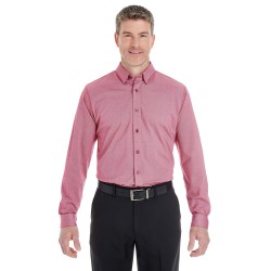 Men's Central Cotton Blend Mélange Button-Down