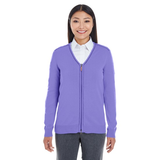 Ladies' Manchester Fully-Fashioned Full-Zip Cardigan Sweater