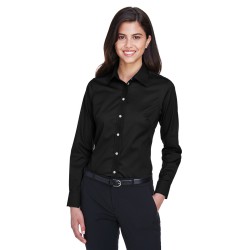 Ladies' Crown Woven Collection Solid Stretch Twill