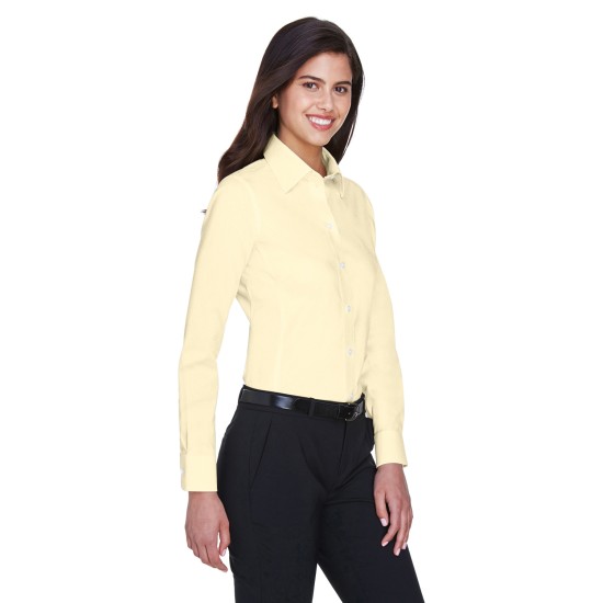 Ladies' Crown Woven Collection Solid Stretch Twill