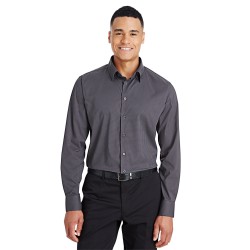 CrownLux Performance Men's Tonal Mini Check Shirt