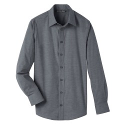 Men's Crown Collection Stretch Pinpoint Chambray Shirt