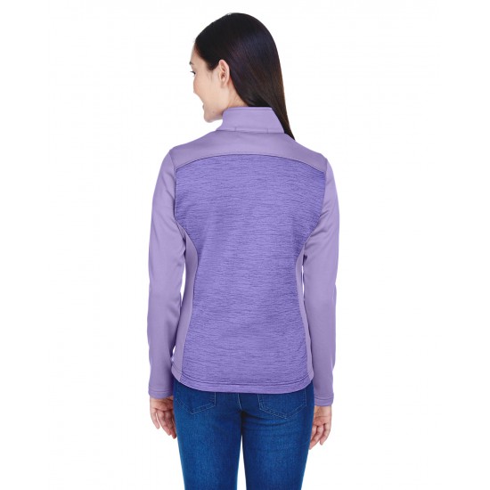 Ladies' Newbury Colorblock Mélange Fleece Full-Zip