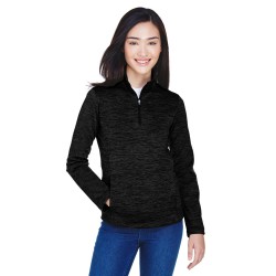 Ladies' Newbury Mélange Fleece Quarter-Zip