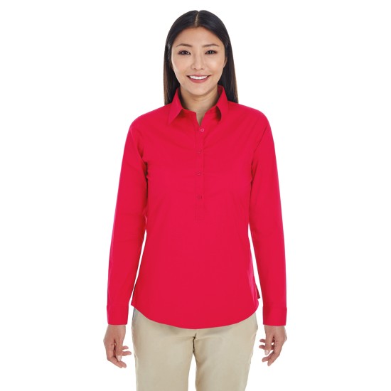 Ladies' Perfect Fit Half-Placket Tunic Top