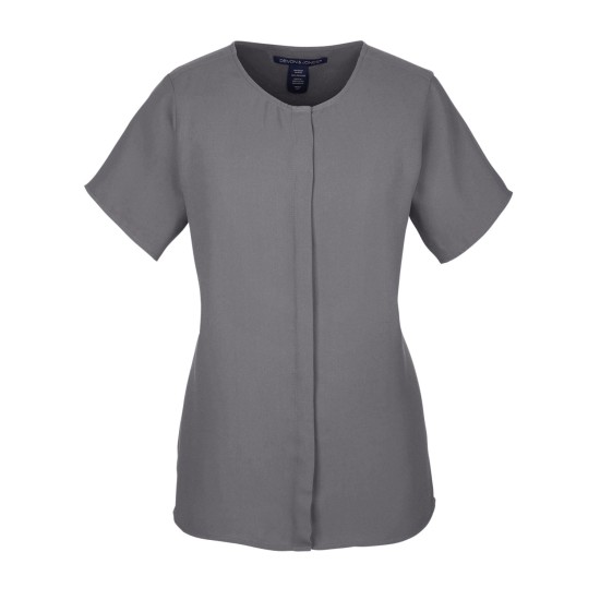 Ladies' Perfect Fit Short-Sleeve Crepe Blouse