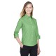 Ladies' Perfect Fit 3/4-Sleeve Stretch Poplin Blouse