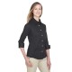 Ladies' Perfect Fit 3/4-Sleeve Stretch Poplin Blouse