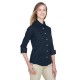 Ladies' Perfect Fit 3/4-Sleeve Stretch Poplin Blouse