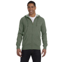 econscious - Men's 7 oz. Organic/Recycled Heathered Full-Zip Hood