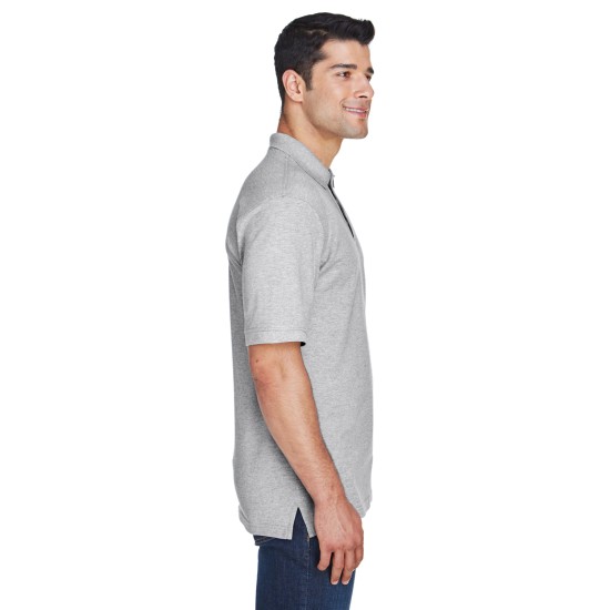 Men's Tall 6 oz. Ringspun Cotton Piqué Short-Sleeve Polo
