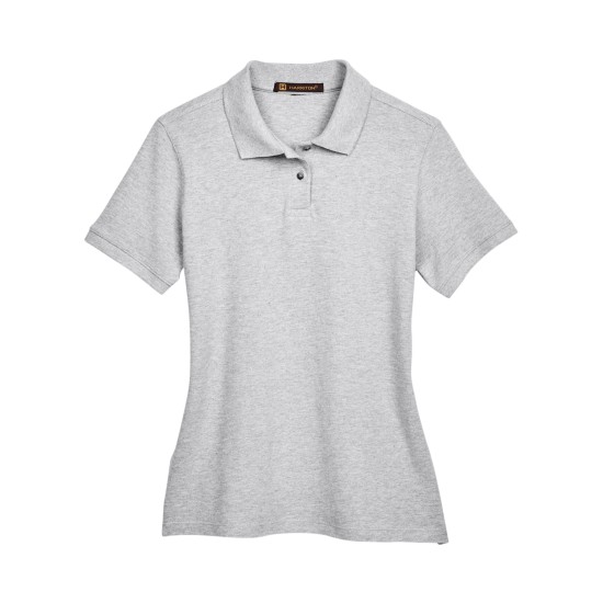 Ladies' 6 oz. Ringspun Cotton Piqué Short-Sleeve Polo