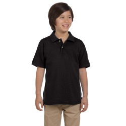 Youth 6 oz. Ringspun Cotton Piqué Short-Sleeve Polo