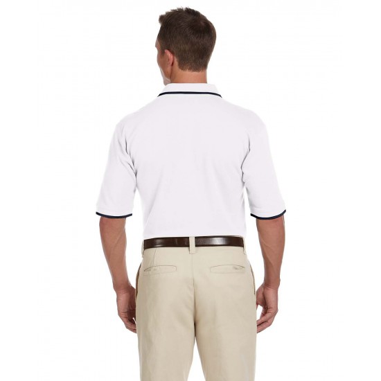 Adult 6 oz. Short-Sleeve Piqué Polo with Tipping