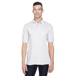 Men's 5.6 oz. Easy Blend Polo withPocket