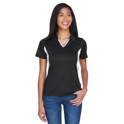 Ladies' Side Blocked Micro-Piqué Polo