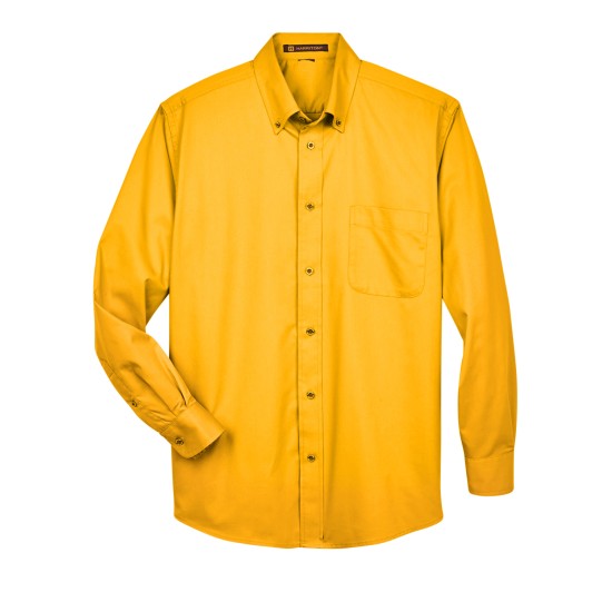 Men's Easy Blend Long-Sleeve TwillShirt withStain-Release