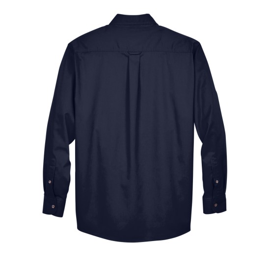 Men's Easy Blend Long-Sleeve TwillShirt withStain-Release