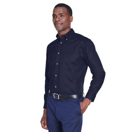 Men's Easy Blend Long-Sleeve TwillShirt withStain-Release