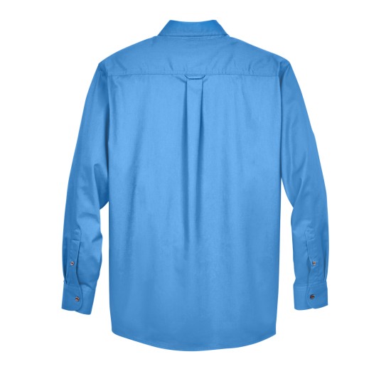 Men's Easy Blend Long-Sleeve TwillShirt withStain-Release