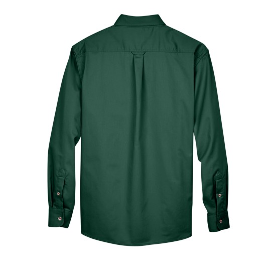 Men's Easy Blend Long-Sleeve TwillShirt withStain-Release