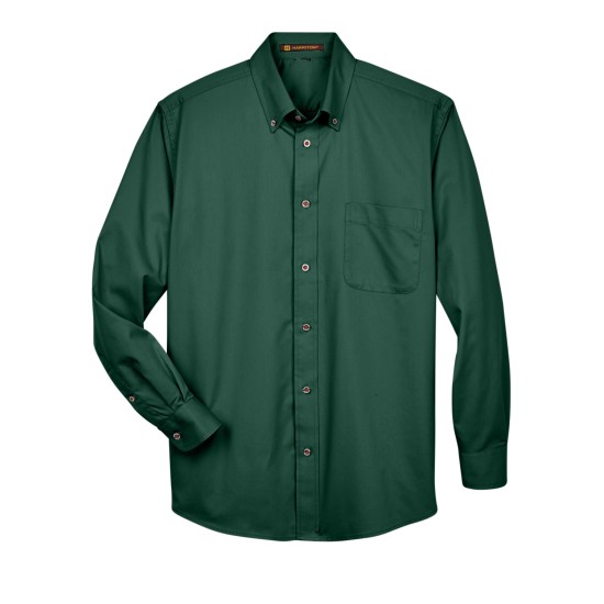 Men's Easy Blend Long-Sleeve TwillShirt withStain-Release