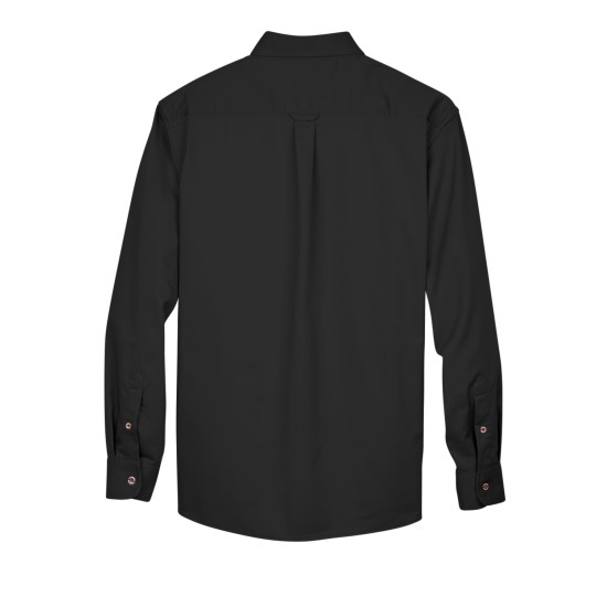 Men's Easy Blend Long-Sleeve TwillShirt withStain-Release