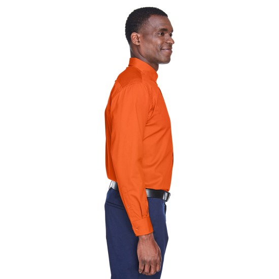 Men's Easy Blend Long-Sleeve TwillShirt withStain-Release