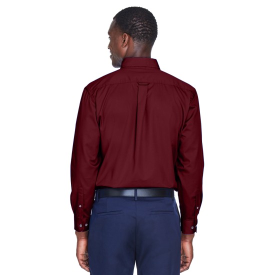 Men's Easy Blend Long-Sleeve TwillShirt withStain-Release