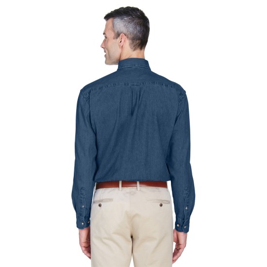 Men's Tall 6.5 oz. Long-Sleeve Denim Shirt