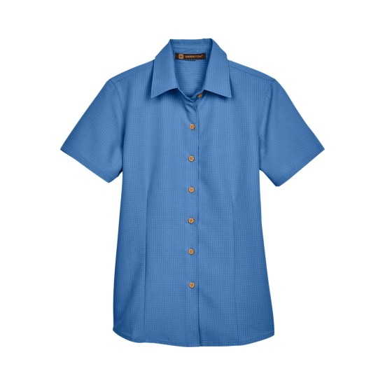 Ladies' Barbados Textured Camp Shirt