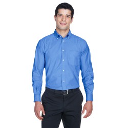 Men's Long-Sleeve Oxford with Stain-Release