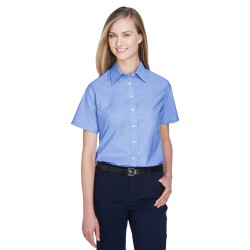 Ladies' Short-Sleeve Oxford with Stain-Release