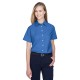 Ladies' Short-Sleeve Oxford with Stain-Release