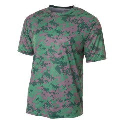 A4 - Men's Camo Performance Crew T-Shirt