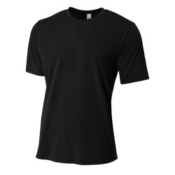 A4 - Men's Shorts Sleeve Spun Poly T-Shirt