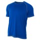 A4 - Men's Raglan Tee Shirt w/ Flatlock Stitching