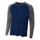 A4 - Men's Long Sleeve Strike Raglan T-Shirt