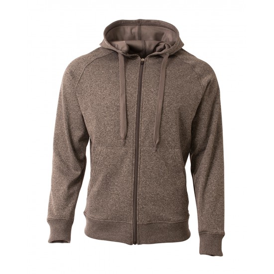 A4 - Men's Agility Full-Zip Tech Fleece Hooded Sweatshirt