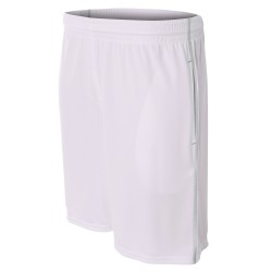 A4 - Men's Flat Back Mesh Shorts w/ Contrast Stitching