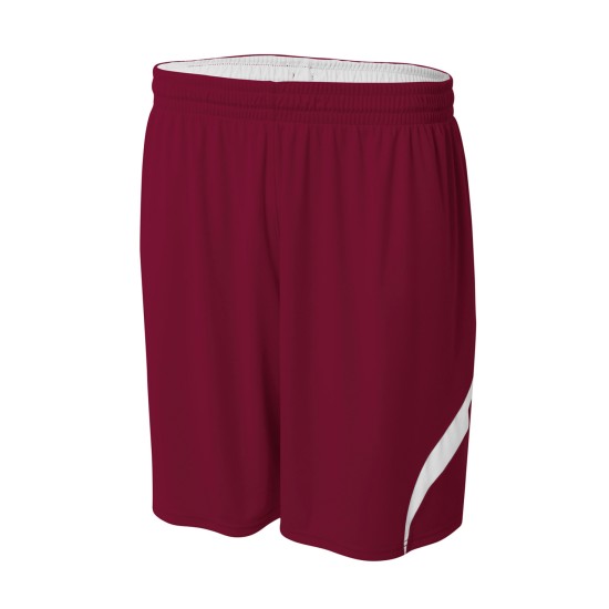 A4 - Adult Performance Doubl/Double Reversible Basketball Short