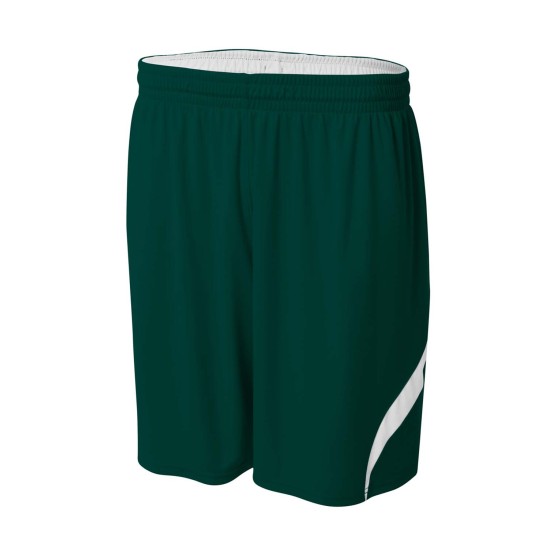 A4 - Adult Performance Doubl/Double Reversible Basketball Short