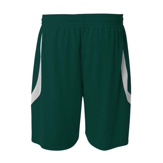 A4 - Adult Performance Doubl/Double Reversible Basketball Short