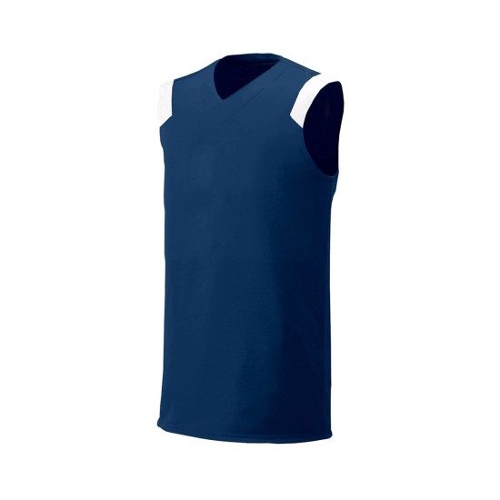 A4 - Youth Moisture Management V Neck Muscle Shirt