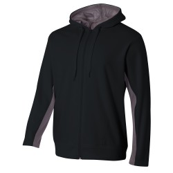 A4 - Youth Tech Fleece Full-Zip Hooded Sweatshirt