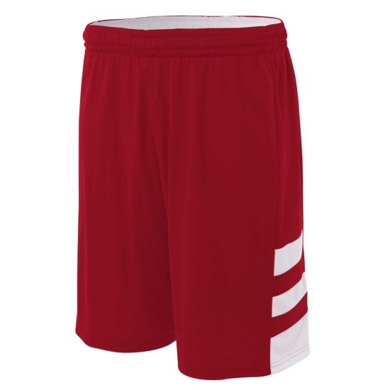A4 - Youth 8" Inseam Reversible Speedway Shorts