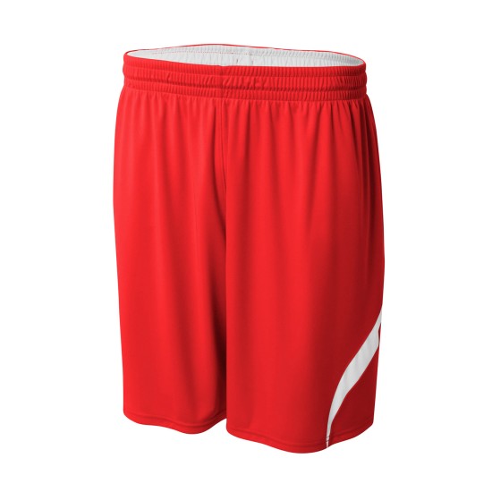 A4 - Youth Performance Double/Double Reversible Basketball Short