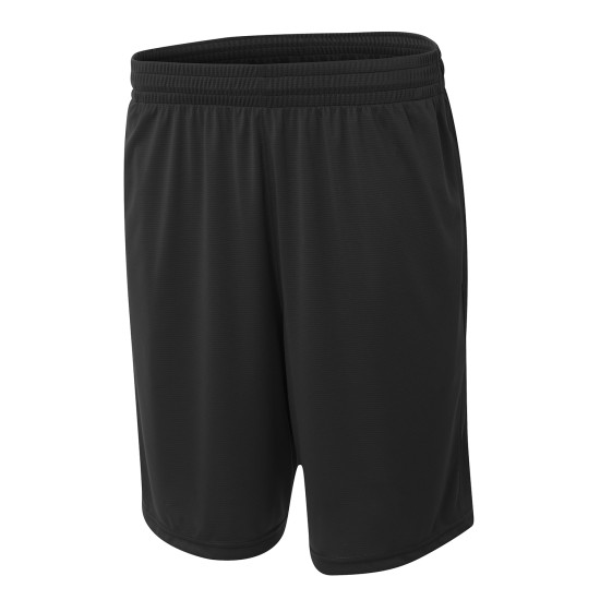 A4 - Youth Player 8" Pocketed Polyester Short