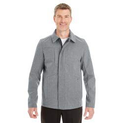 Men's Edge Soft Shell Jacket with Fold-Down Collar