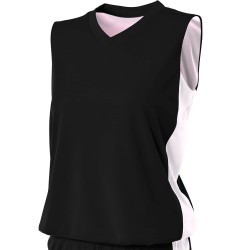 A4 - Ladies' Reversible Moisture Management Muscle Shirt